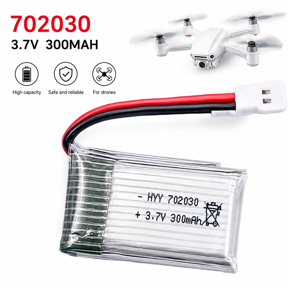 Eachine Drone E010 - 3.7V 300mAh リポバッテリー U816 F180 E55