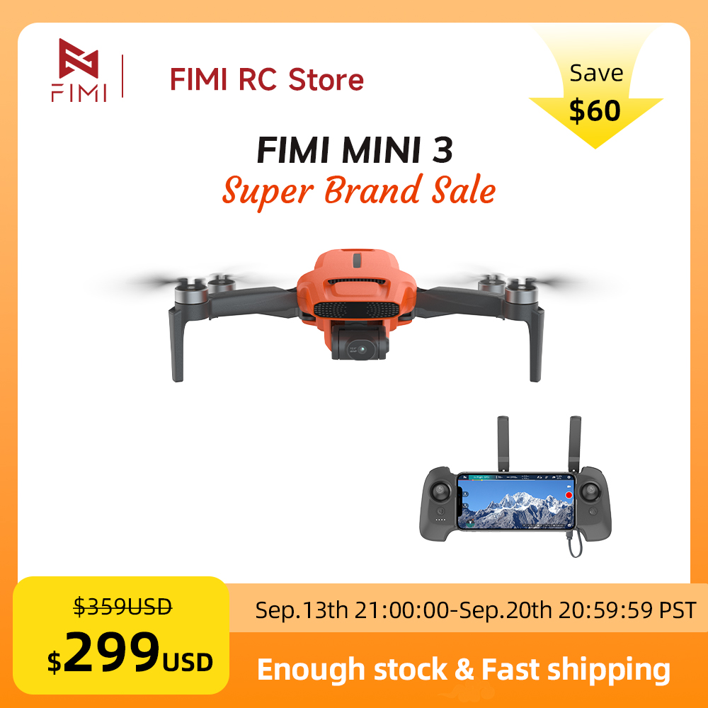 Drone Camera With Gimbal - FIMI MINI 3 カメラドローン 4K 60fps