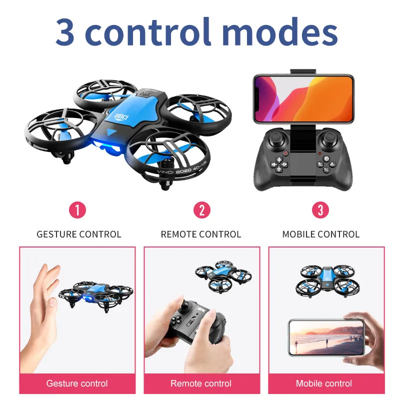 V8新型ミニドローン 4KプロフェッショナルHD 1080P - Drone Camera Hd のレビューと価格
