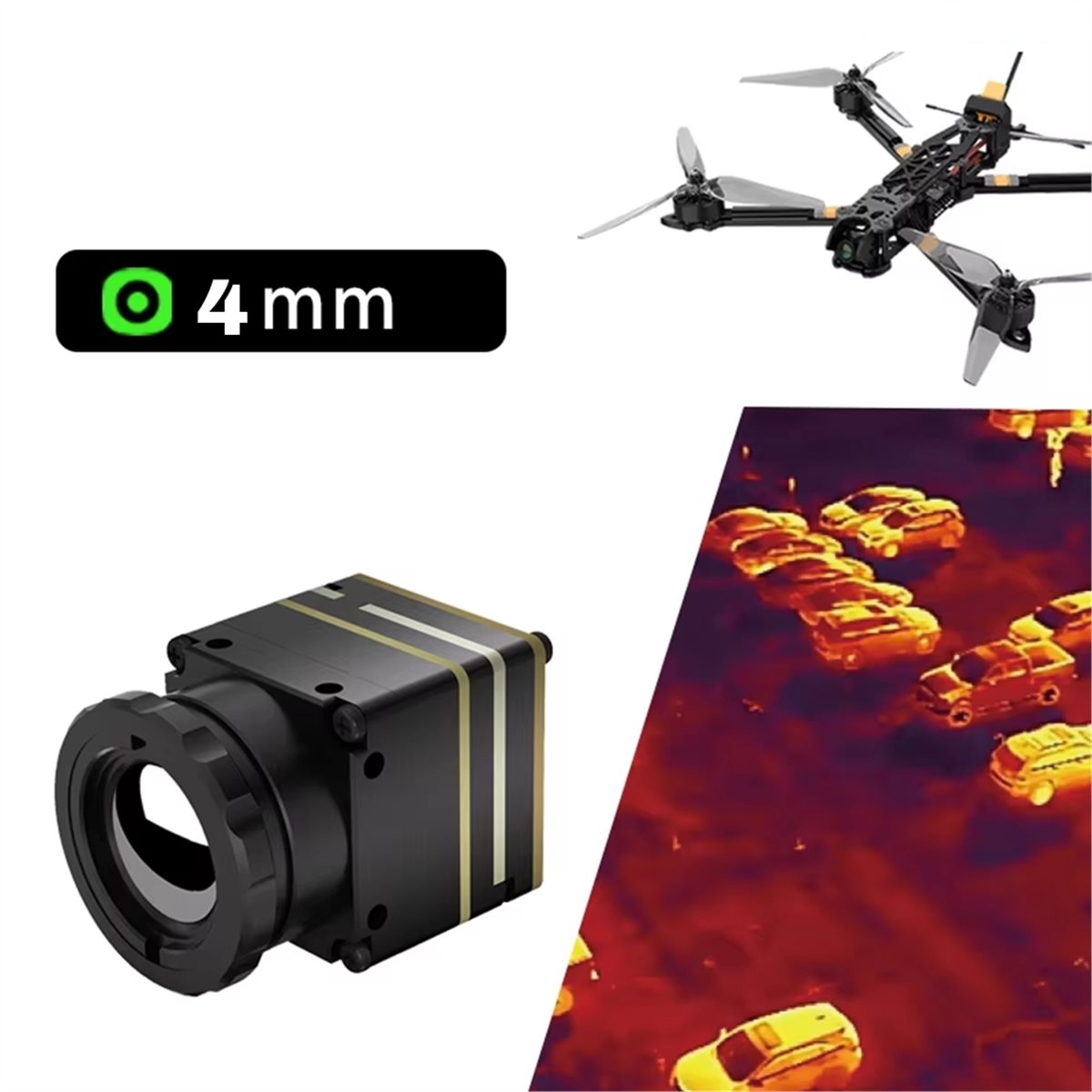 SWXF赤外線サーマルイメージングモジュール高解像度カメラC - Drone Camera Thermal のレビューと価格