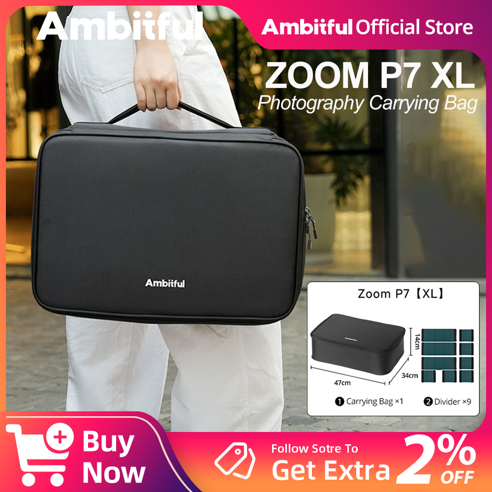 Ambitful ZOOM P7II XL 写真撮影用収納バ - Drone Camera Filter のレビューと価格
