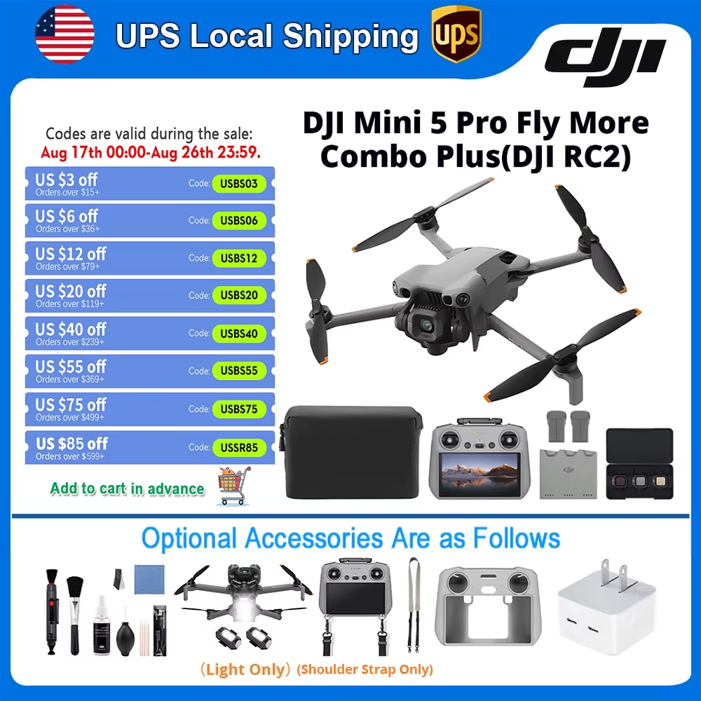 カメラ付きDJIドローン DJI Mini 5 Pro Fl - Drone Camera Vlog のレビューと価格